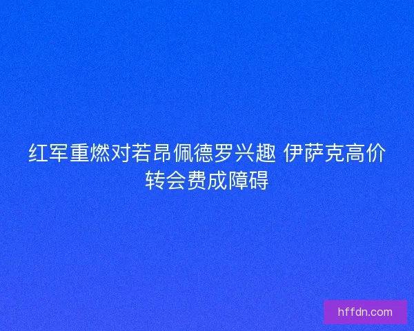 红军重燃对若昂佩德罗兴趣 伊萨克高价转会费成障碍